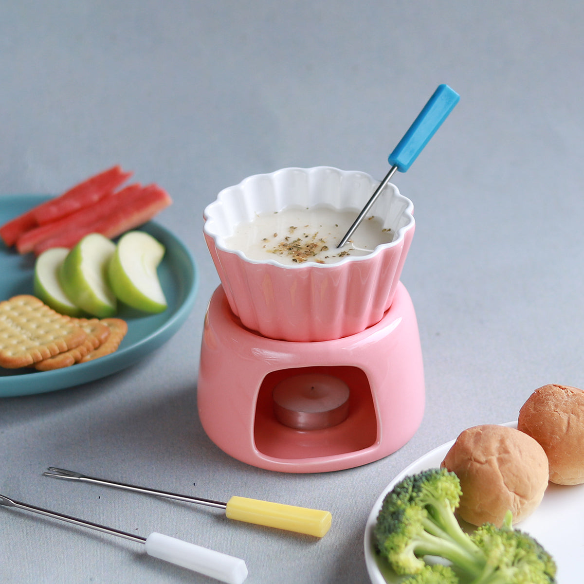 Ceramic Fondue Pot Nestasia