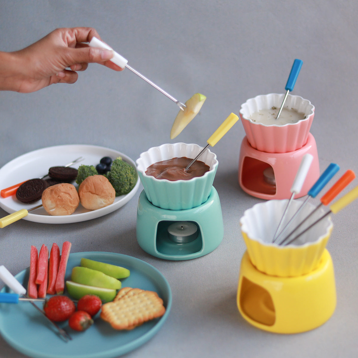 Ceramic Fondue Pot Nestasia