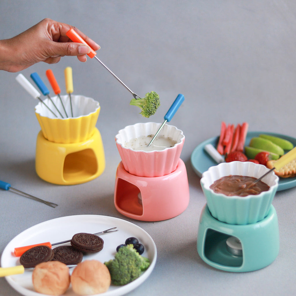 Ceramic Fondue Pot Nestasia