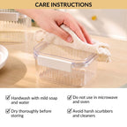 Food Storage Container With Airtight Clip Lock Lid 430ml Nestasia