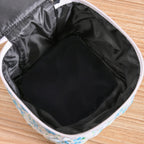 Floral Quilted Jewellery Storage Bag With Pouch Set Of 6 Blue Nestasia