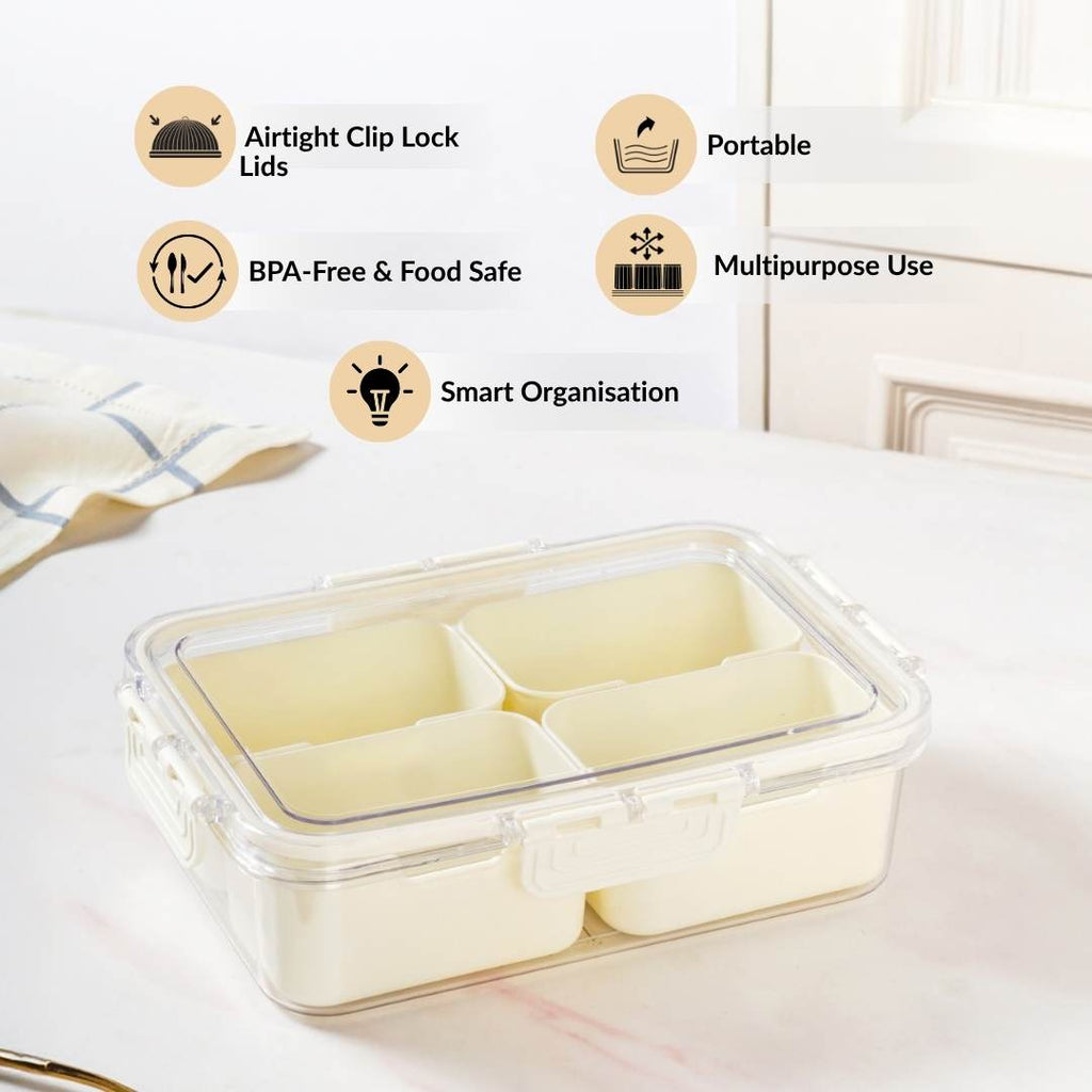FreshGrid 4 Compartments Storage Box Nestasia