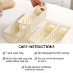 FreshGrid 4 Compartments Airtight Storage Box Nestasia