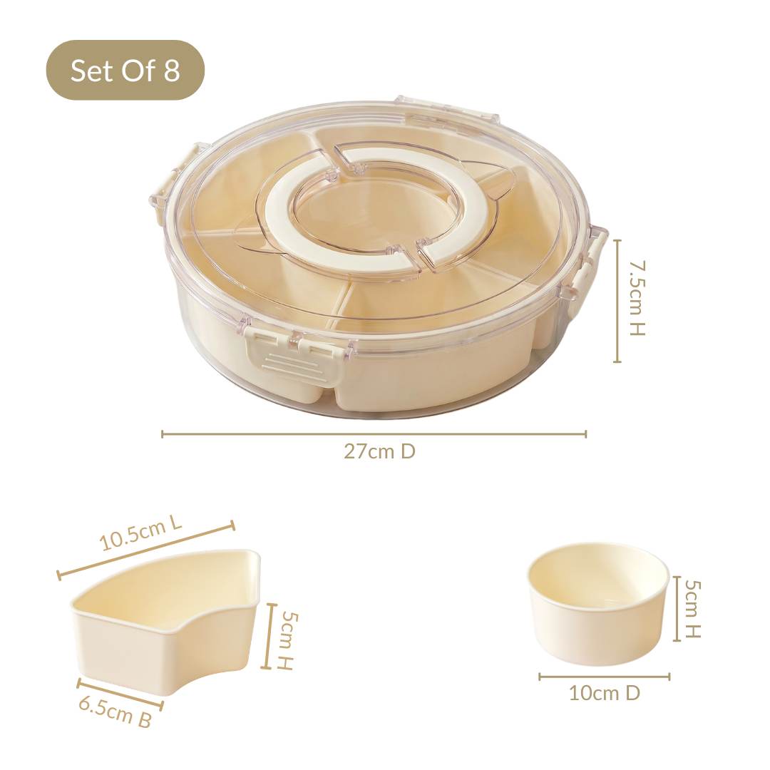 FreshGrid Airtight 6 Compartments Storage Box Nestasia