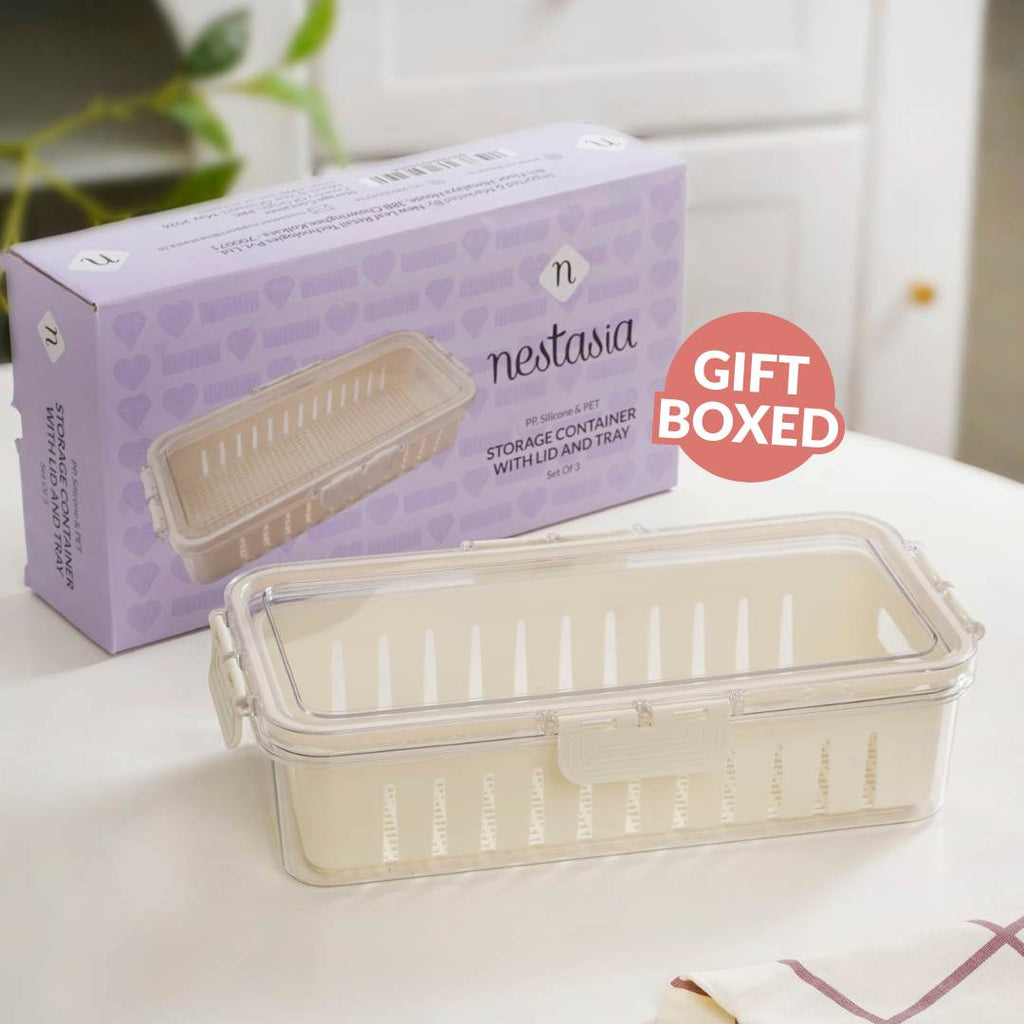 FreshGrid Airtight Fridge Storage Box Nestasia
