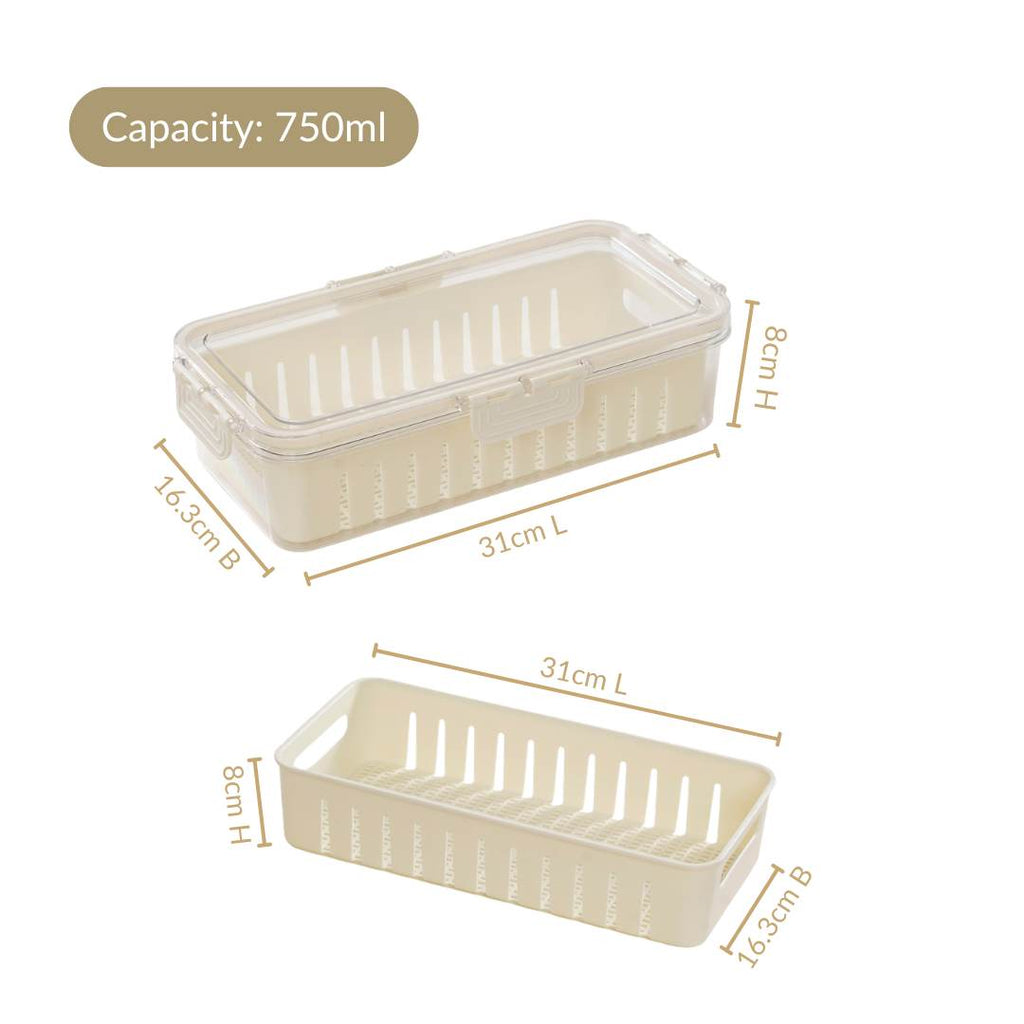 FreshGrid Airtight Fridge Storage Box Nestasia