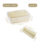 FreshGrid Two Section Fridge Storage Box Nestasia
