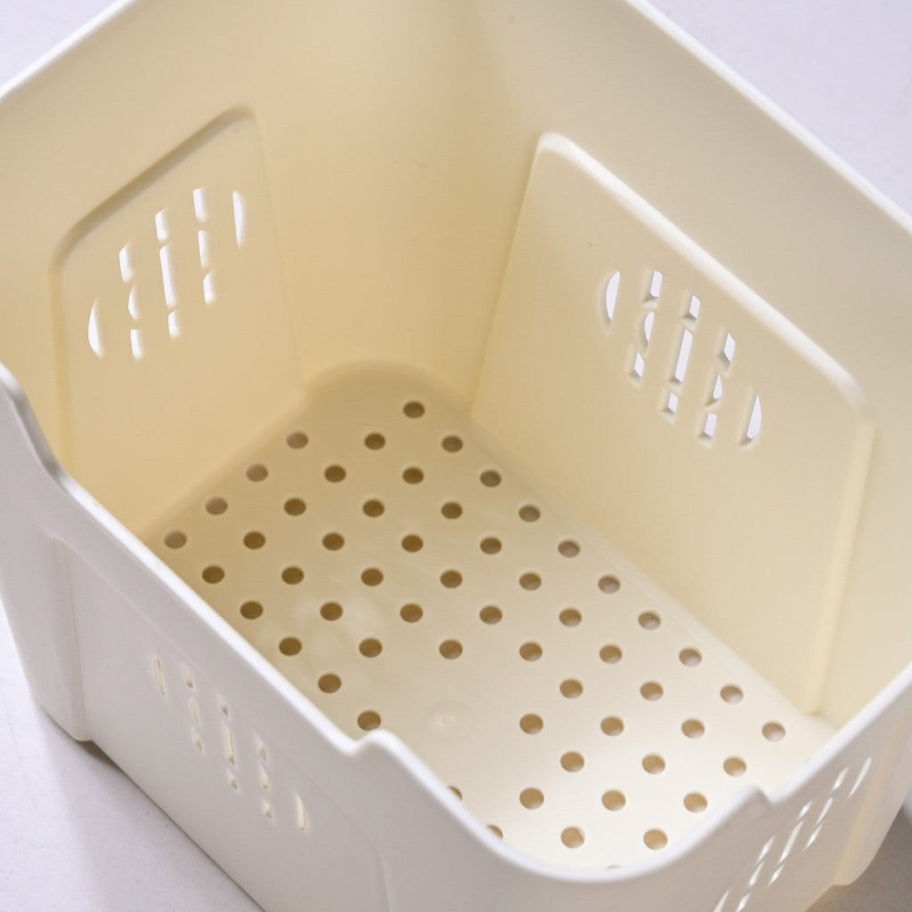 FreshGrid Tall Fridge Storage Box With 2 Compartments Nestasia