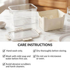 FreshGrid Fridge Storage Box With Drainage Basket Nestasia