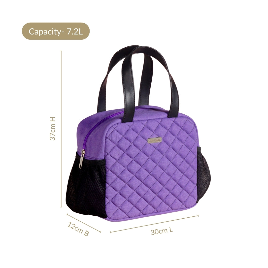 Freshpack Insulated Daily Lunch Bag Purple Nestasia