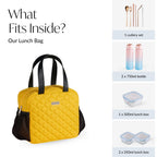 Freshpack Insulated Lunch Tote Yellow Nestasia