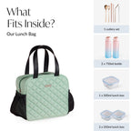 Freshpack Quilted Lunch Bag Mint Nestasia