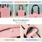 Freshpack Thermal Lunch Bag Pink Nestasia