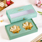 Frill Metal Trinket Bowl Set Of 2 Nestasia