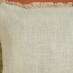 Fringe Cotton Cushion Cover Set Of 2 Green Nestasia