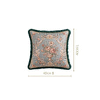 Fringed Fanstasy Embroidered Cushion Cover 40x40cm Nestasia