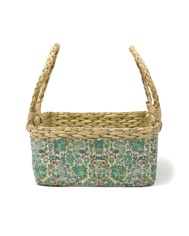 Handwoven Seagrass Hamper Basket for Fruits, Gifts, and Home Decoration