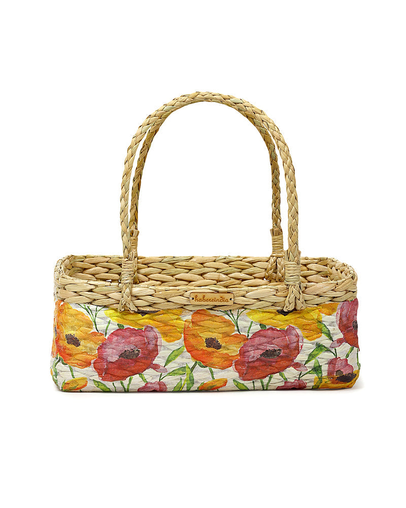 Eco-Friendly Seagrass Basket for Fruits, Gift Hampers, and Home Decor