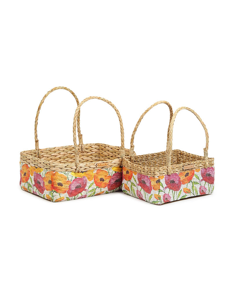 Eco-Friendly Seagrass Basket for Fruits, Gift Hampers, and Home Decor