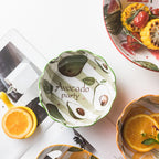 Modern Ceramic Fruit Bowls 500 ml Nestasia
