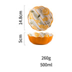 Modern Ceramic Fruit Bowls 500 ml Nestasia