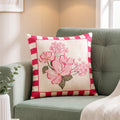 Fuchsia Bloom Cotton Cushion Cover 46x46cm Nestasia