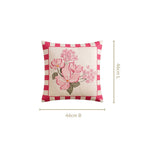 Fuchsia Bloom Cotton Cushion Cover 46x46cm Nestasia