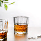 Set Of 6 Vintage Old Fashioned Whiskey Glasses 230ml Nestasia