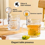 Textured Tea Cup Set Of 6 165ml Nestasia