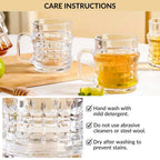 Textured Tea Cup Set Of 6 165ml Nestasia
