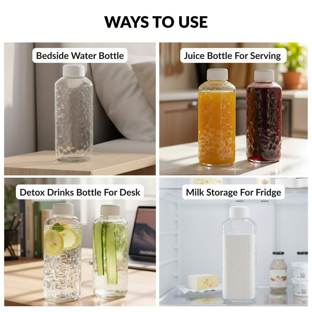 Glass Bottle Set Of 2 720ml Nestasia