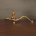 Brass Naag Kanya Pooja Spoon (10 Inch) Vedansh Craft