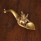 Brass Naag Kanya Pooja Spoon (10 Inch) Vedansh Craft