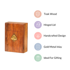 Wooden Playing Card Box Nestasia