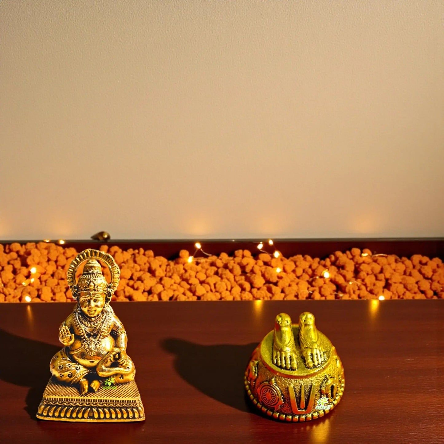 Pure Brass Lord Kuber Murti | Vastu Dosh Nivaran Idol for Pooja Room, Locker, Cash Box & Diwali Gifting | Gift Hamper