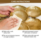 Large Clustered Bowls Platter Gold Nestasia