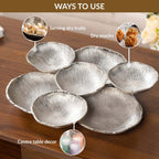 Clustered Bowls Large Platter Silver Nestasia