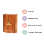 Wooden Playing Card Box Nestasia