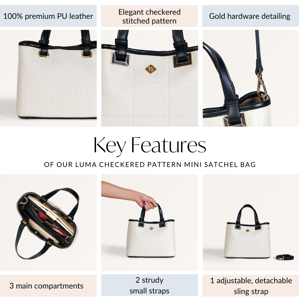Luma Handbag With Sling Strap Nestasia