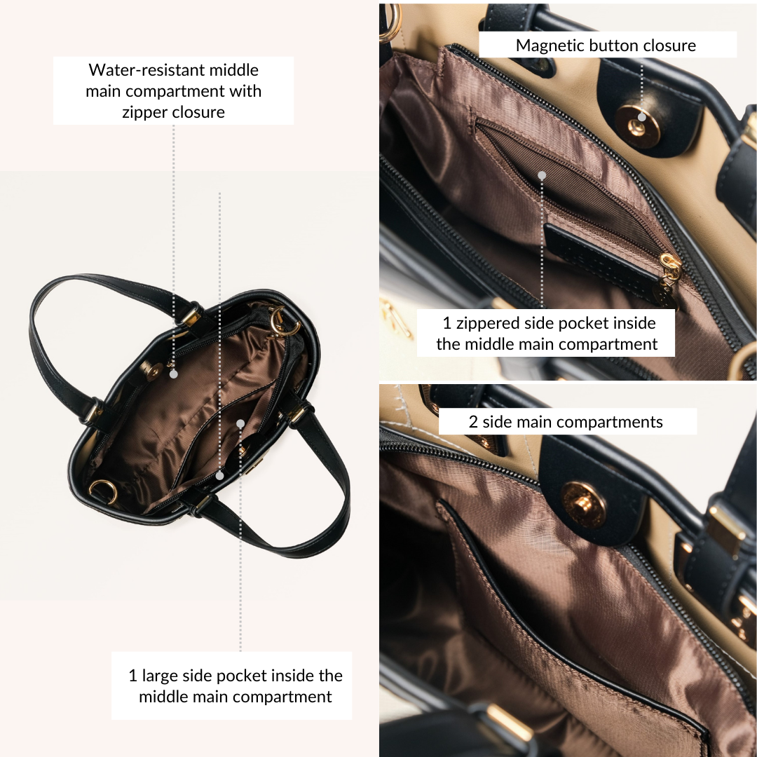 Luma Handbag With Sling Strap Nestasia