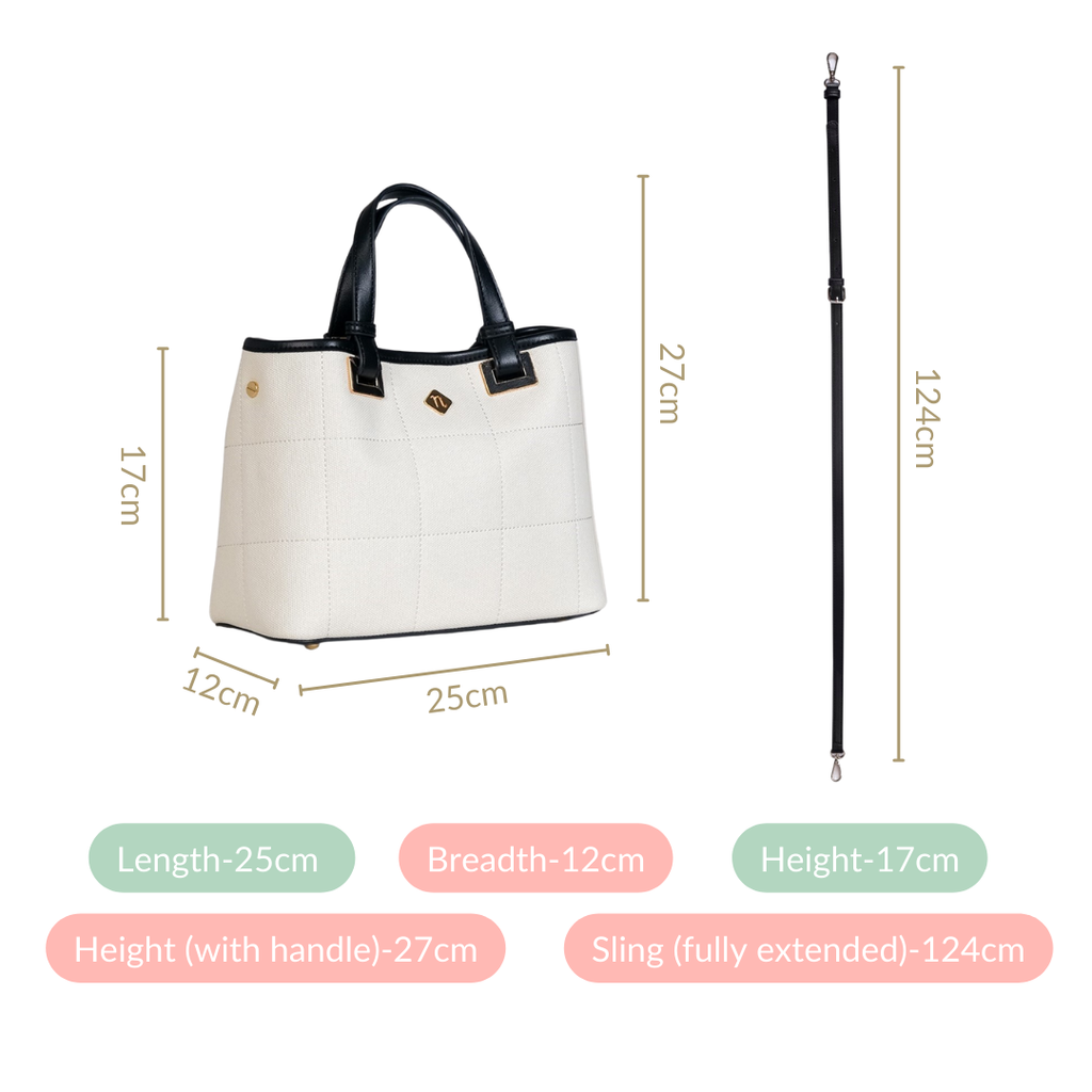 Luma Handbag With Sling Strap Nestasia