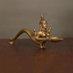 Brass Naag Kanya Pooja Spoon (10 Inch) Vedansh Craft