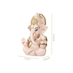 Small Vighnaharta Ganesh Murti Pink 9cm Nestasia