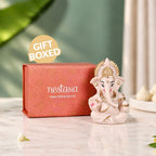 Small Vighnaharta Ganesh Murti Pink 9cm Nestasia