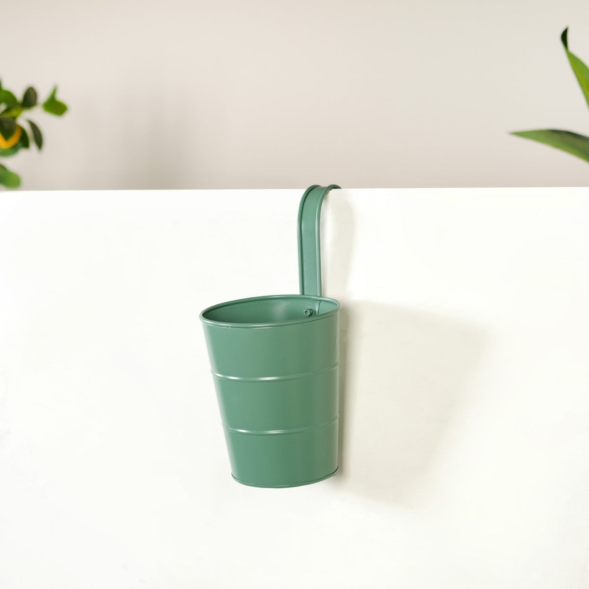 Garden Muse Hanging Flower Bucket Set Of 3 Sage Green Nestasia