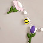 Garden Theme Bunting Wall Hanging For Nursery Room Nestasia
