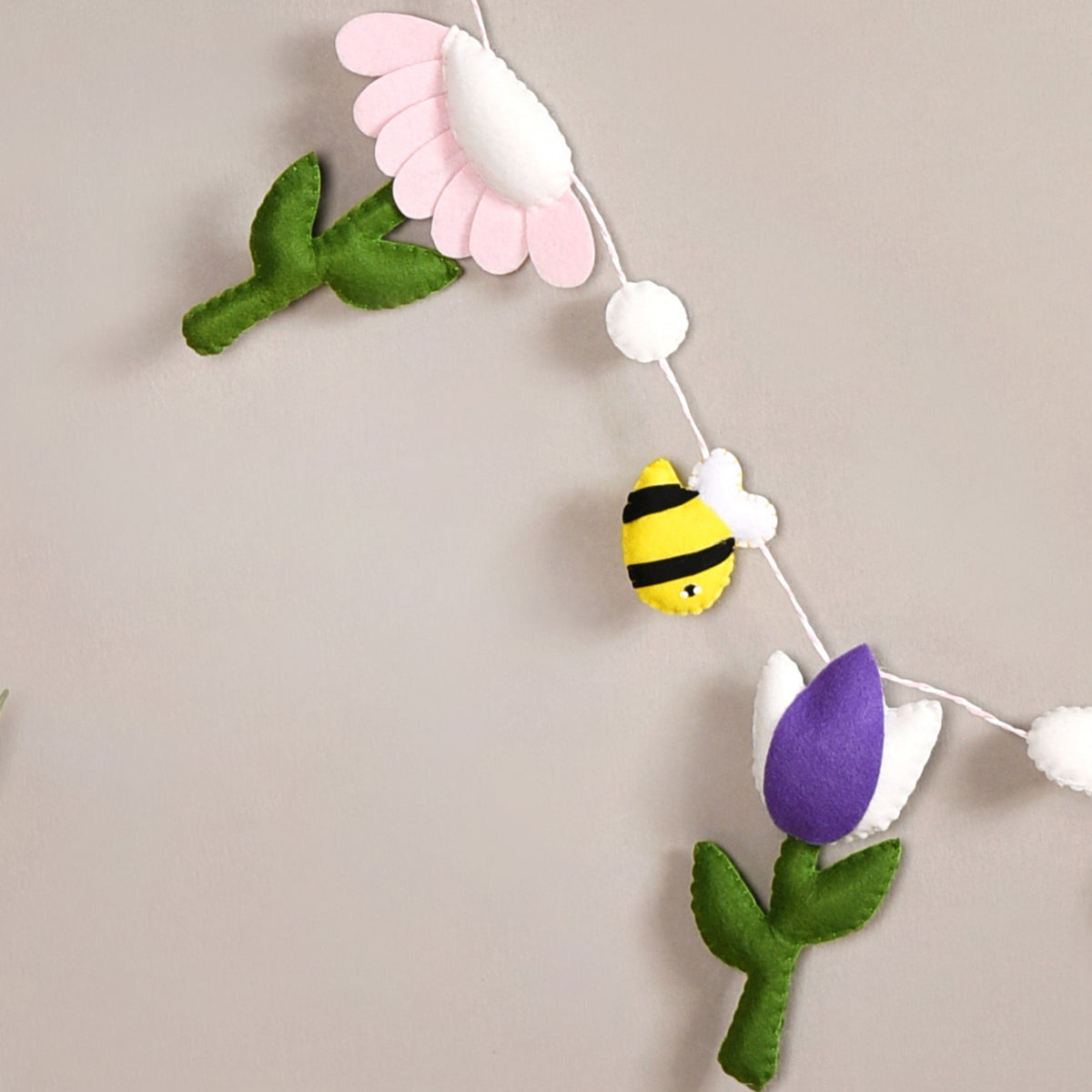 Garden Theme Bunting Wall Hanging For Nursery Room Nestasia