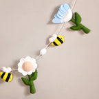 Garden Theme Bunting Wall Hanging For Nursery Room Nestasia
