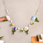 Garden Theme Bunting Wall Hanging For Nursery Room Nestasia