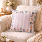 Bloom Era Cotton Cushion Cover 45x45cm Nestasia